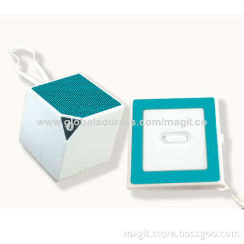 Bluetooth mini wireless portable stereo cube speaker, manufacturer